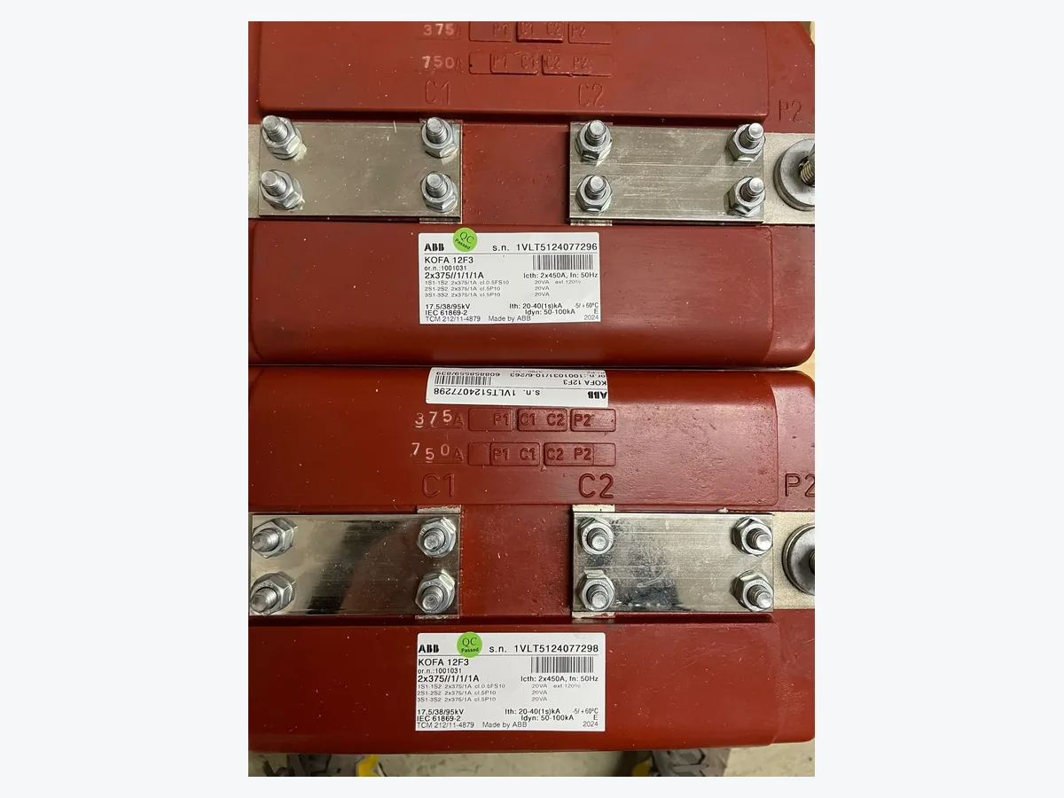 ABB KOFA 12F3 current transformer from technical procurement experience for grid and substation protection