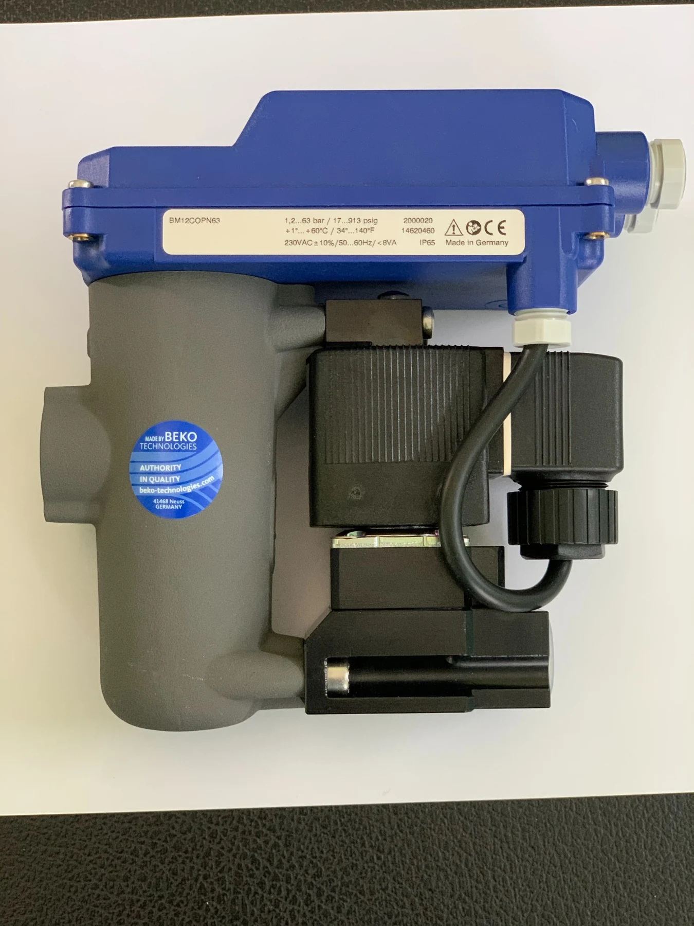 BEKO BEKOMAT 12 CO PN63 electronic condensate drain for compressed air systems