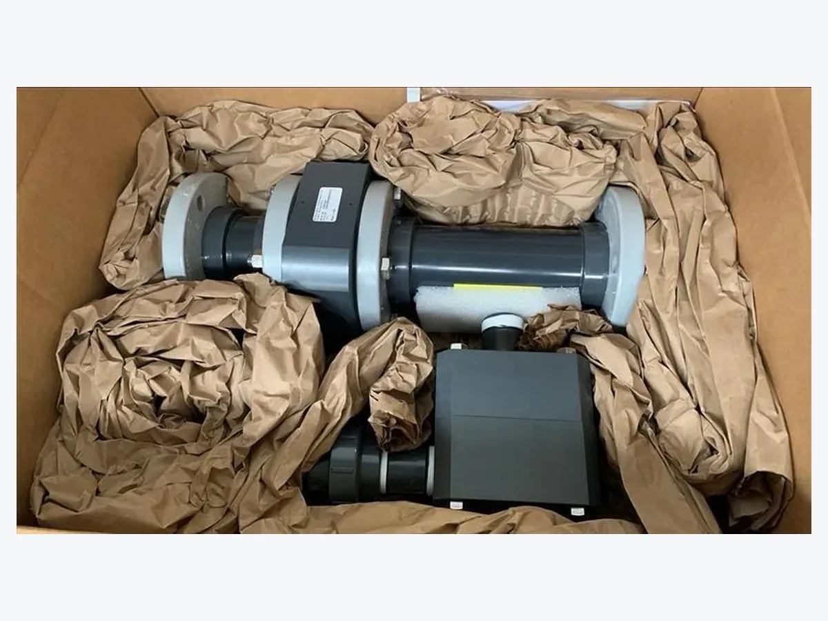 De Nora electrochlorination PVDF pump and valve assembly from technical procurement experience for water treatment