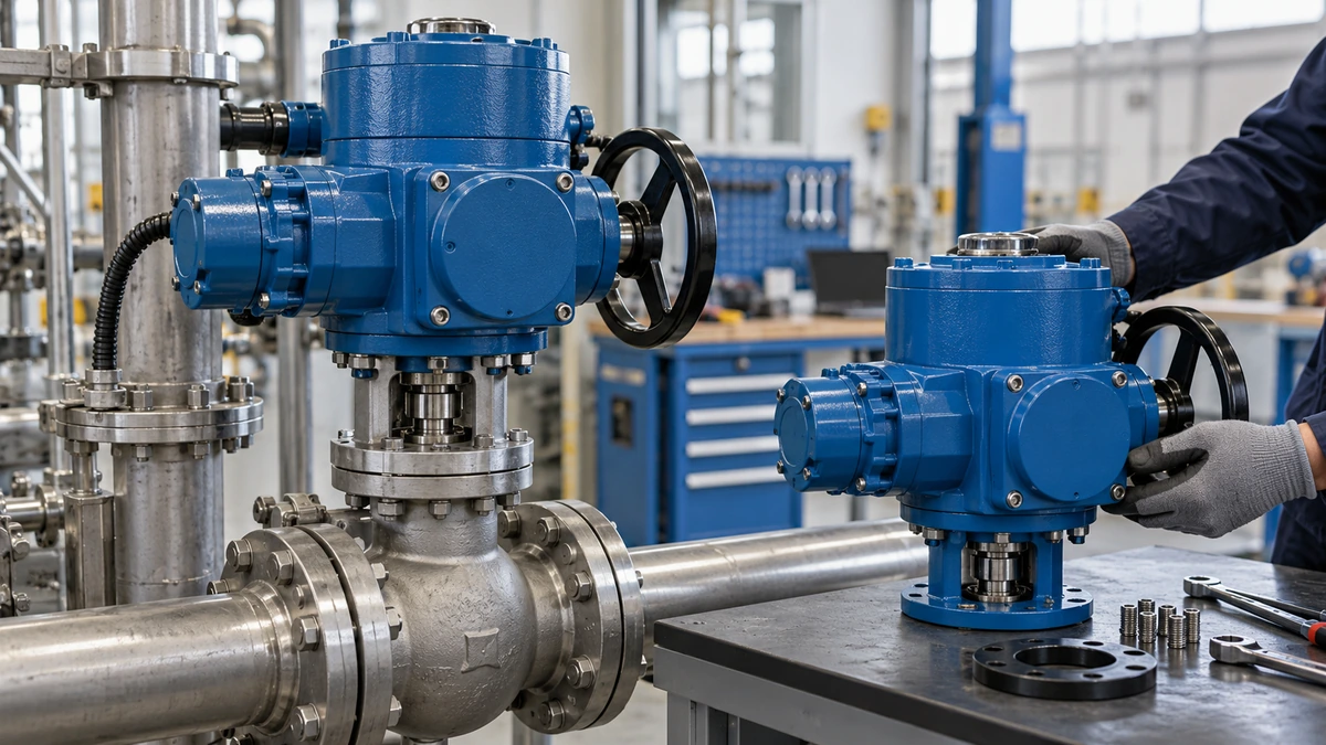 Electric valve actuator replacement compatibility
