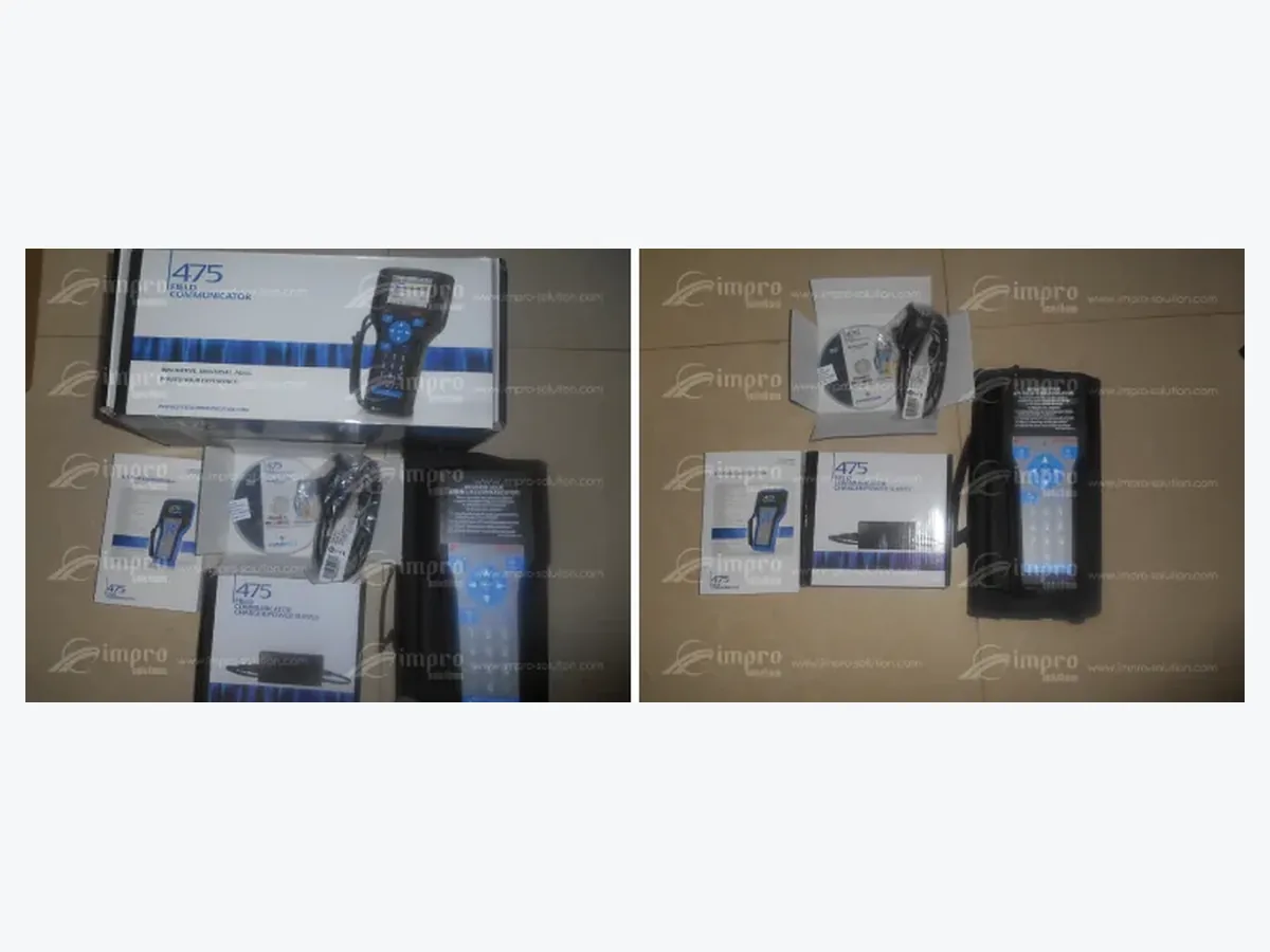Emerson 475 field communicator from technical procurement experience for HART instrumentation and commissioning