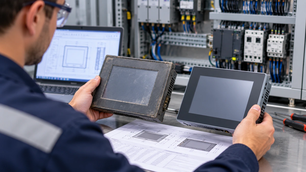 HMI panel obsolete replacement compatibility assessment