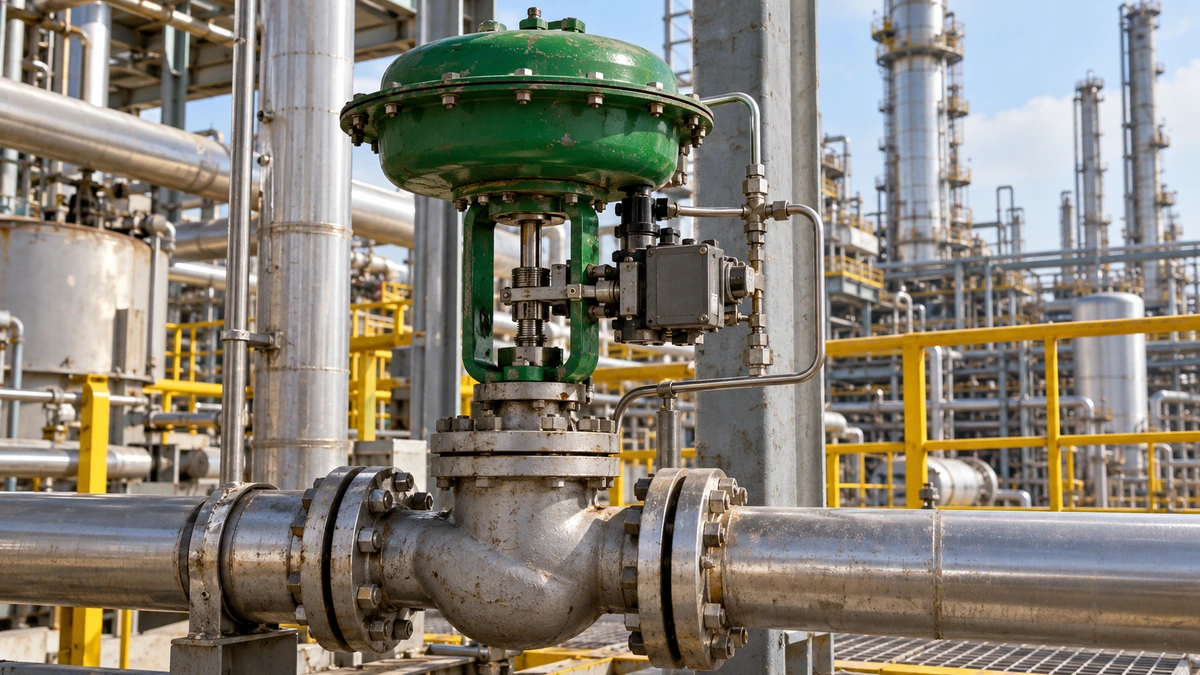 Industrial control valve replacement identification