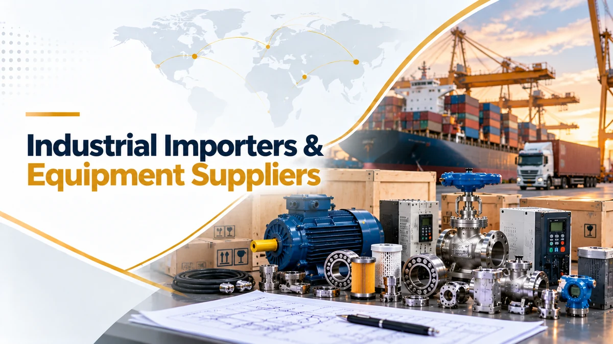 Industrial importers and equipment suppliers sourcing pumps, valves, motors and engineered products globally