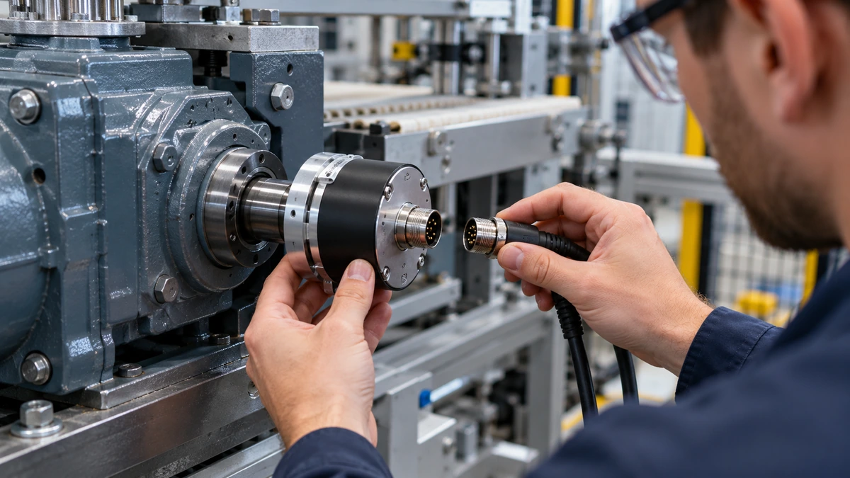Industrial position sensor encoder replacement