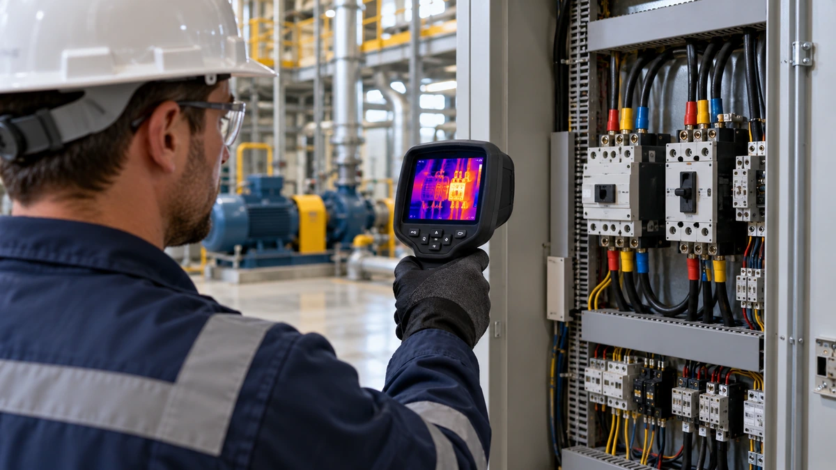 Industrial thermal imaging inspection