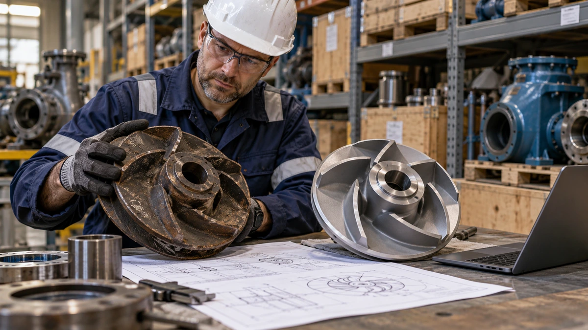 Obsolete rotating equipment spare replacement