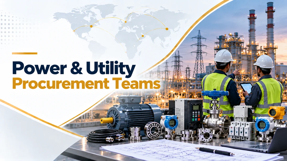 Power and utility procurement teams reviewing critical plant, grid and substation equipment