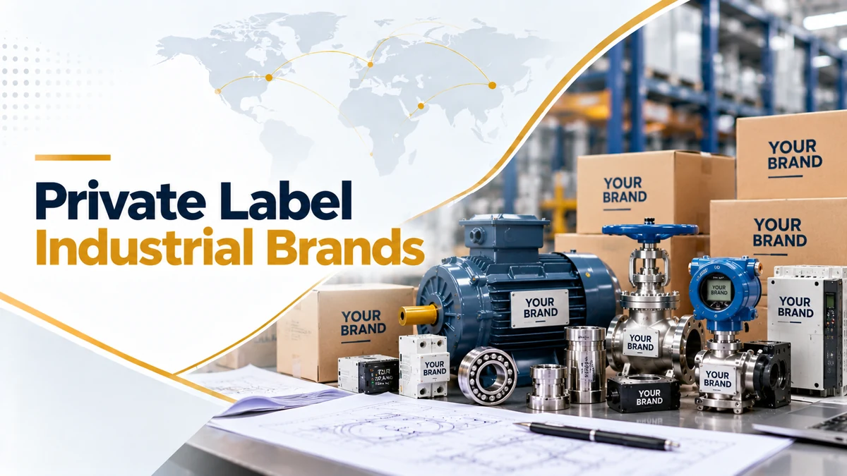 Private label industrial brands using overseas contract manufacturing and supplier verification