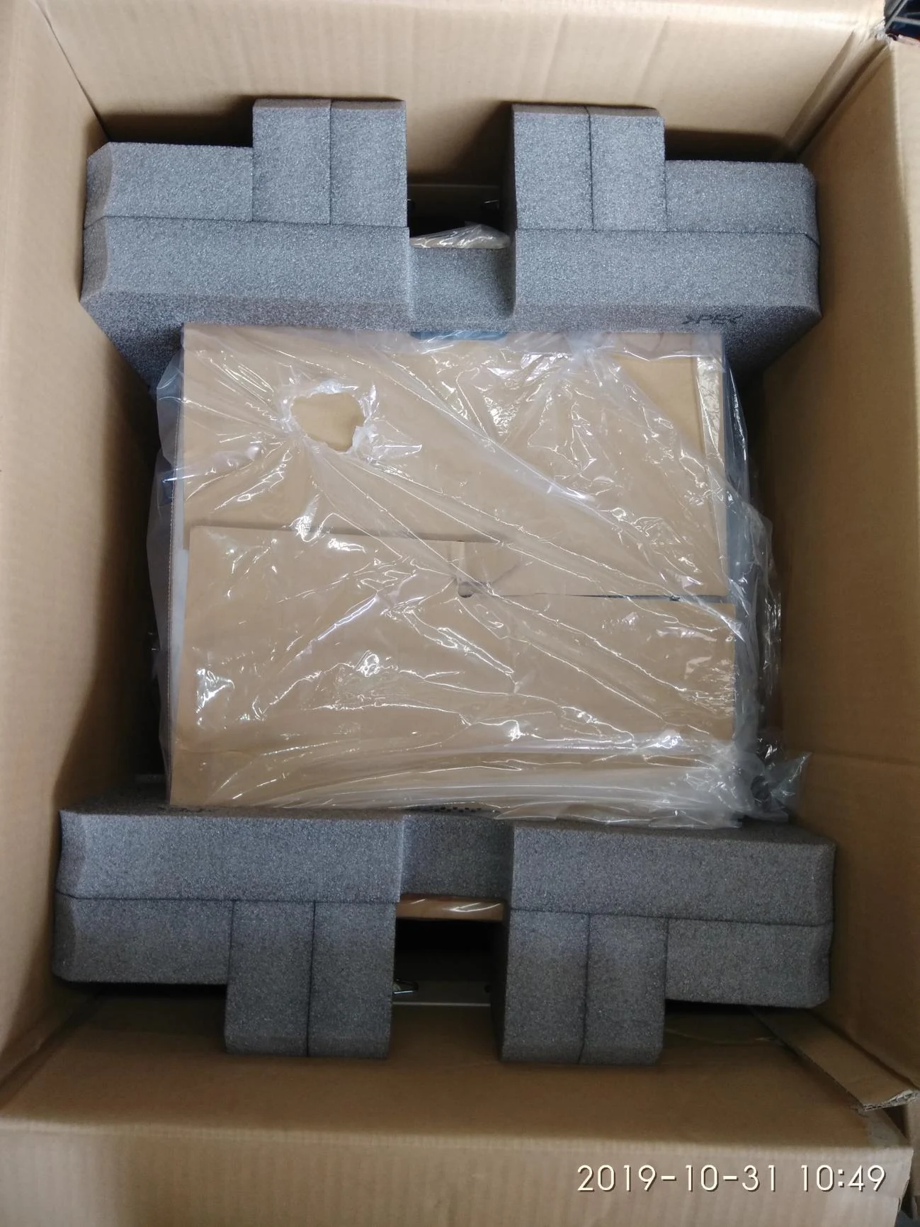Shinkawa vibration monitoring system hardware protected with foam inside original carton