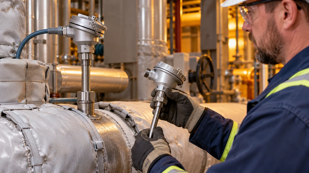 Temperature transmitter RTD thermocouple replacement