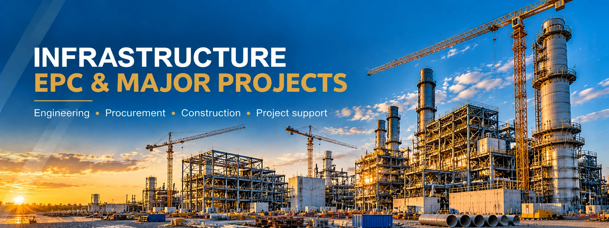 U.S. infrastructure EPC industrial equipment procurement for multi brand RFQs and major projects