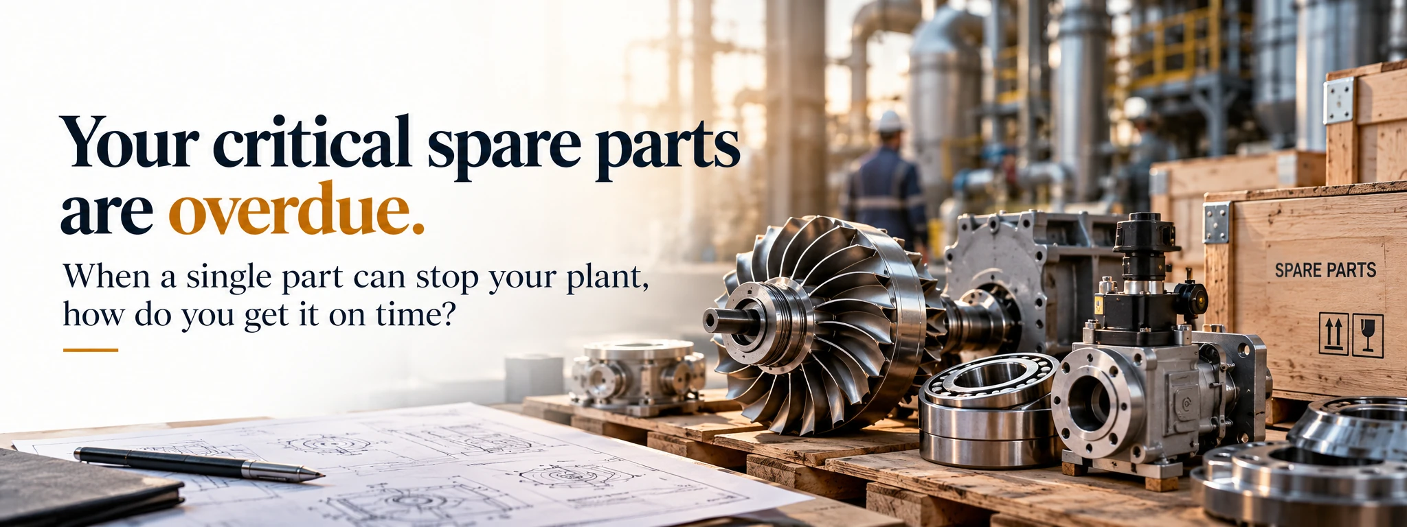 U.S. industrial critical spare parts shortage and plant downtime procurement risk