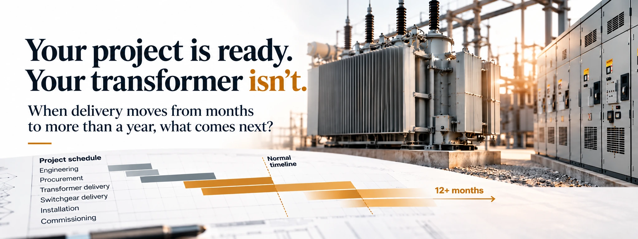 U.S. transformer and switchgear long lead time procurement problem for utilities substations and major projects