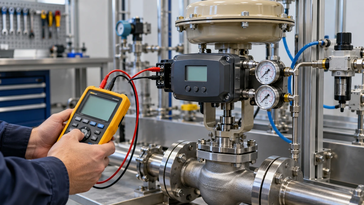 Valve positioner 4 to 20 mA signal compatibility